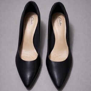 Clark’s linvale Jerica black leather